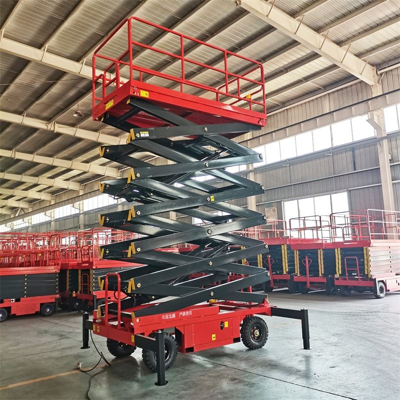 Towable Scissor Lift With Extendable Platform high quality