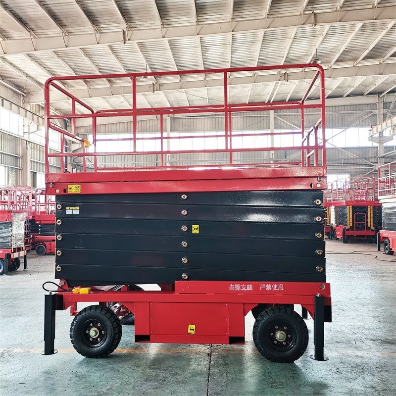 Towable Scissor Lift With Extendable Platform suppliers