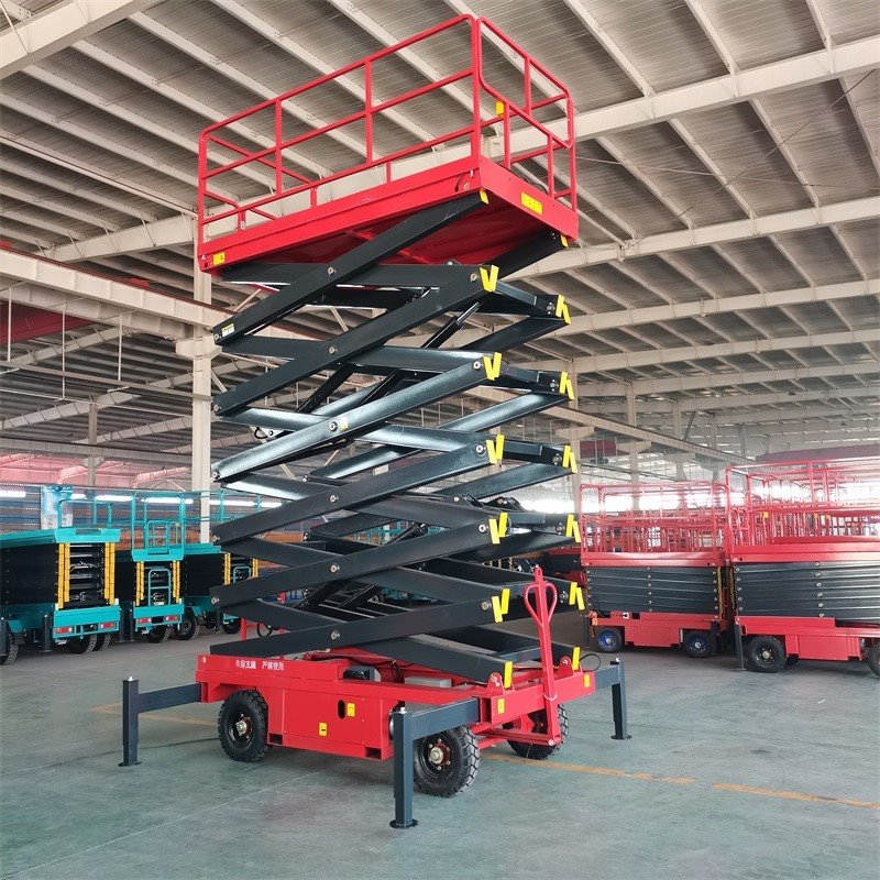Towable Scissor Lift With Extendable Platform manufacturers