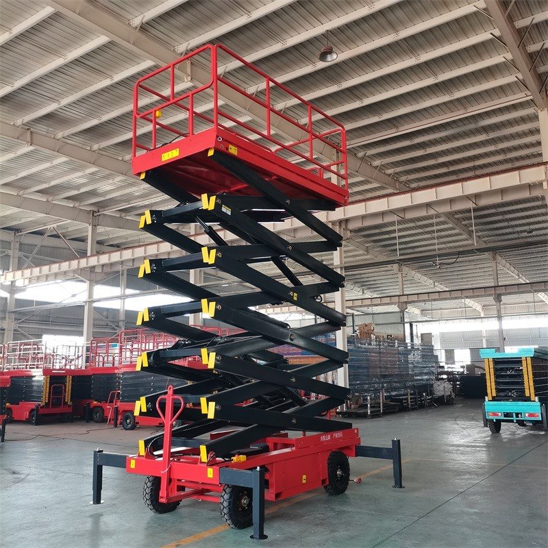 Towable Scissor Lift With Extendable Platform high quality